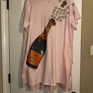 QOS Champagne Bottle dress